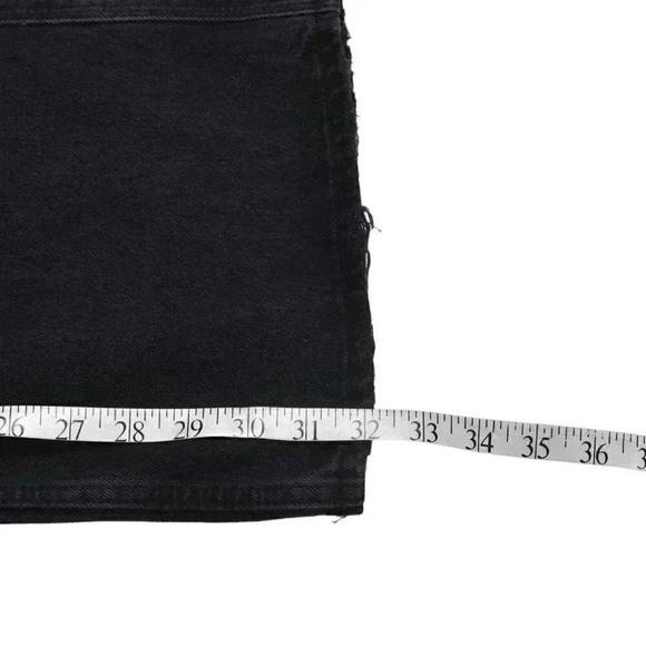 Urban OutfittersBDG Ripped Washed Black Jeans Distressed Wide Leg Baggy Size 25 - Picture 12 of 14